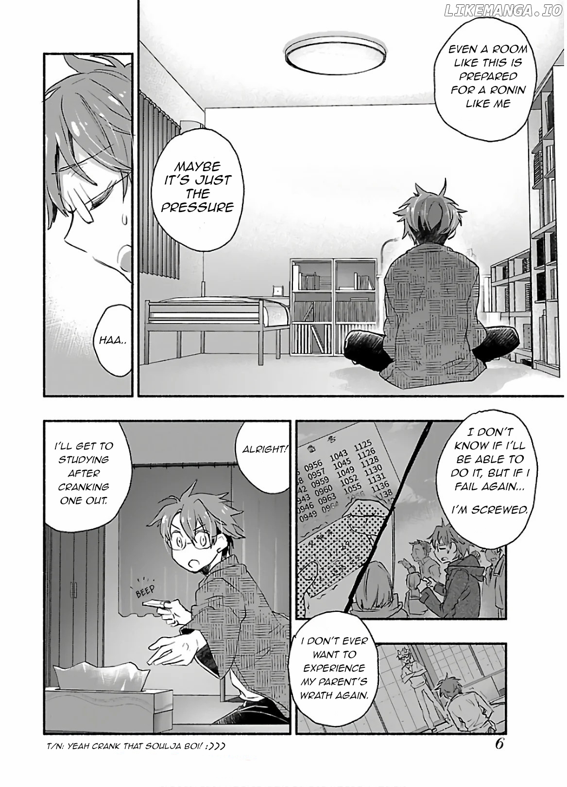 Yankee Musume Ni Natsukarete Kotoshi Mo Juken Ni Shippai Shisou Desu chapter 1 - page 7