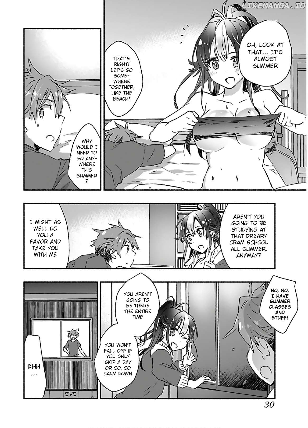Yankee Musume Ni Natsukarete Kotoshi Mo Juken Ni Shippai Shisou Desu Chapter 6 - page 32