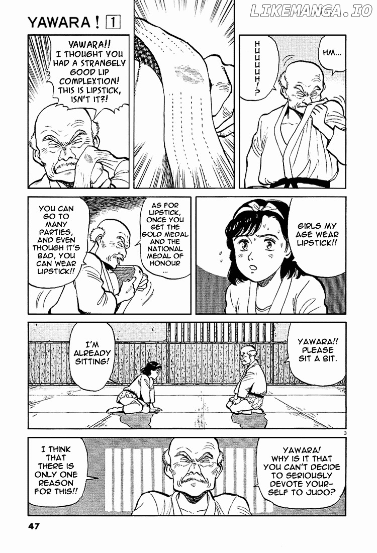 Yawara! - Manga chapter 3 - page 3