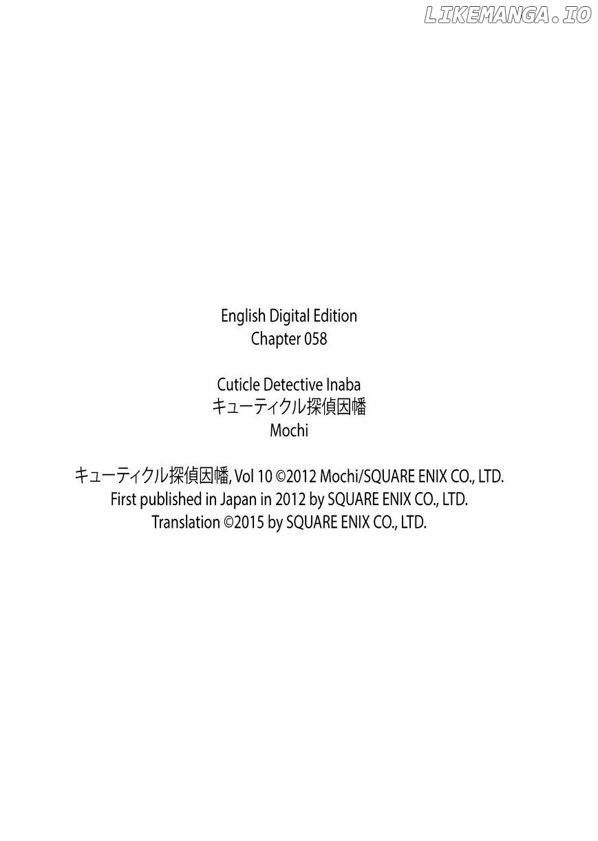 Cuticle Tantei Inaba chapter 58 - page 26