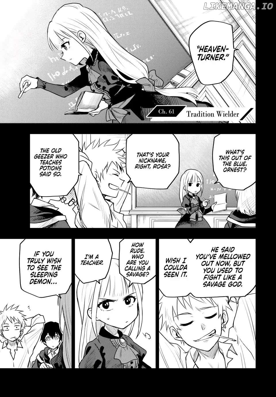 A Court Magician, Who Was Focused On Supportive Magic Because His Allies Were Too Weak, Aims To Become The Strongest After Being Banished chapter 61 - page 1