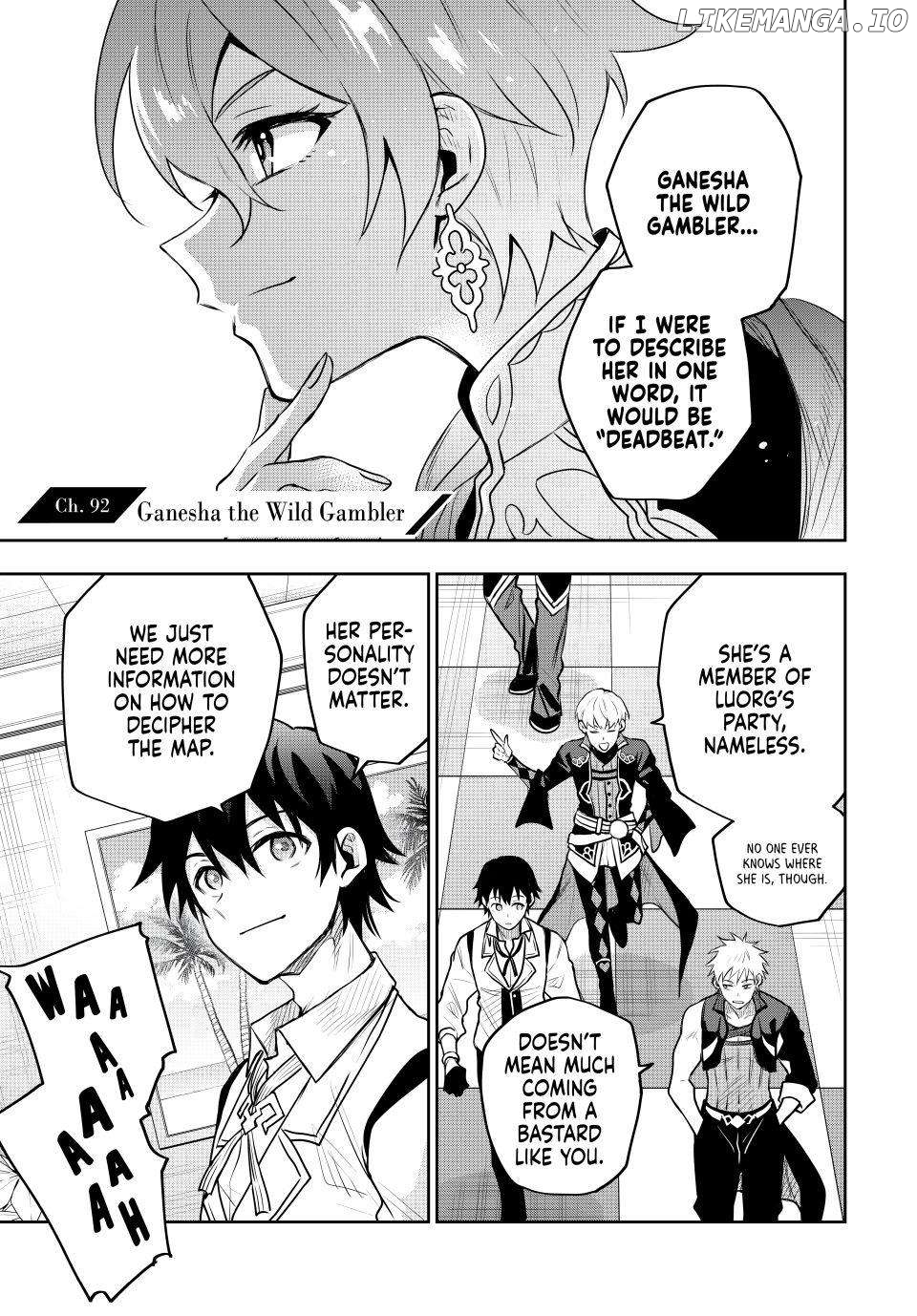 A Court Magician, Who Was Focused On Supportive Magic Because His Allies Were Too Weak, Aims To Become The Strongest After Being Banished chapter 92 - page 1