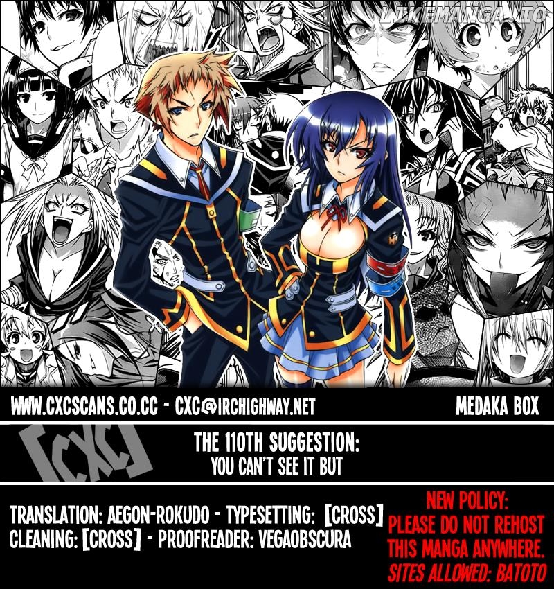 Medaka Box Chapter 110 - page 1