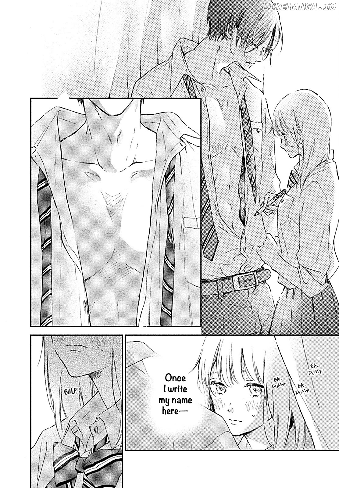 Natsume-senpai ni Semarareru Hibi. chapter 4 - page 35
