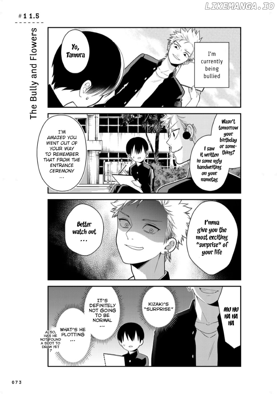 Bimyou Ni Yasashii Ijimekko chapter 11.5 - page 2