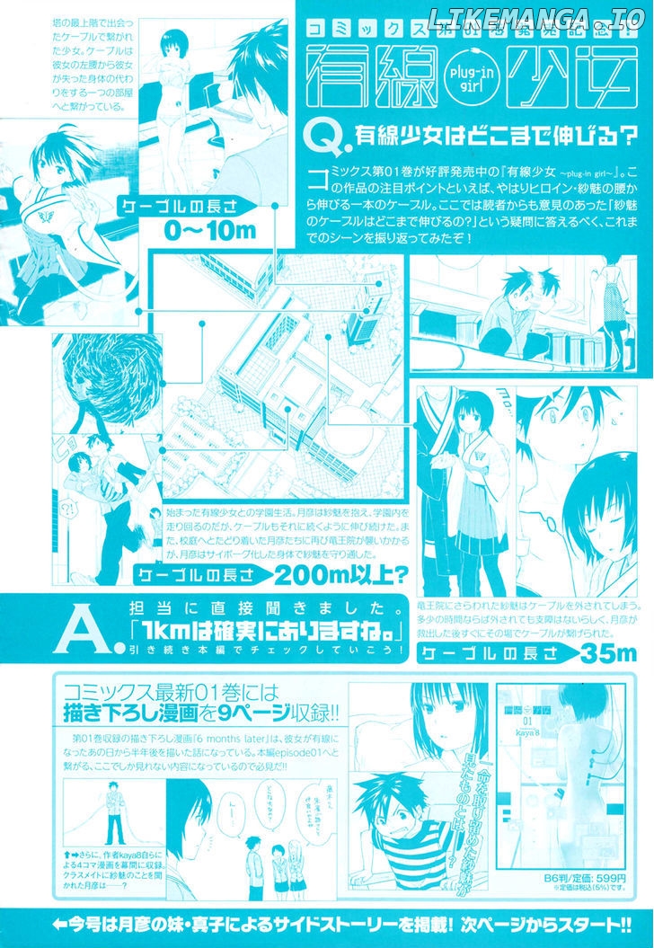 Yuusen Shoujo - Plug-in Girl chapter 3.5 - page 3