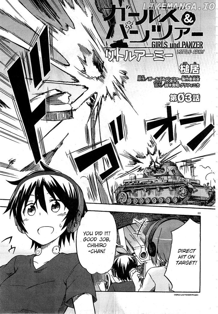 Girls & Panzer - Little Army chapter 3 - page 3