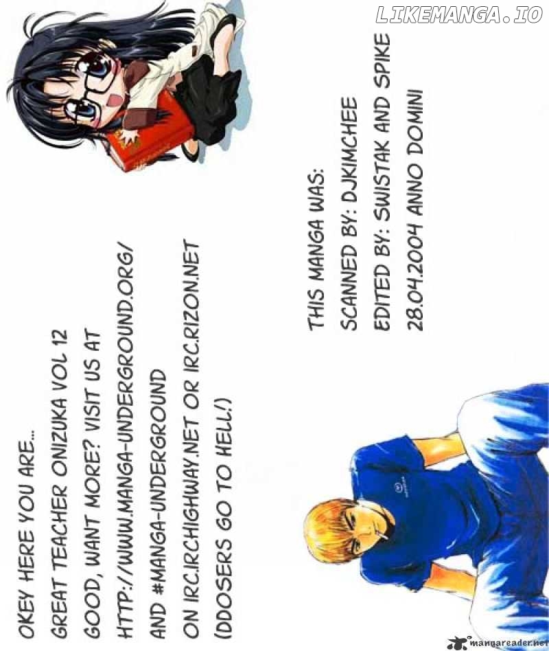 Great Teacher Onizuka chapter 97 - page 20