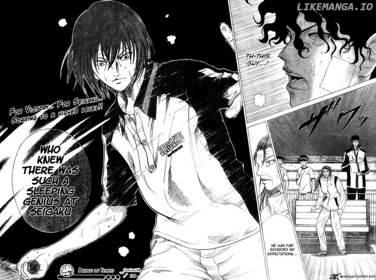 Prince of Tennis chapter 219 - page 19