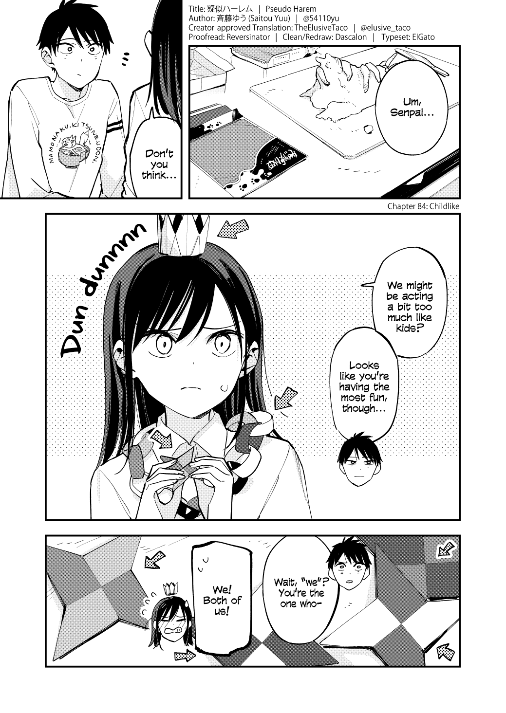 Pseudo Harem chapter 84 - page 1