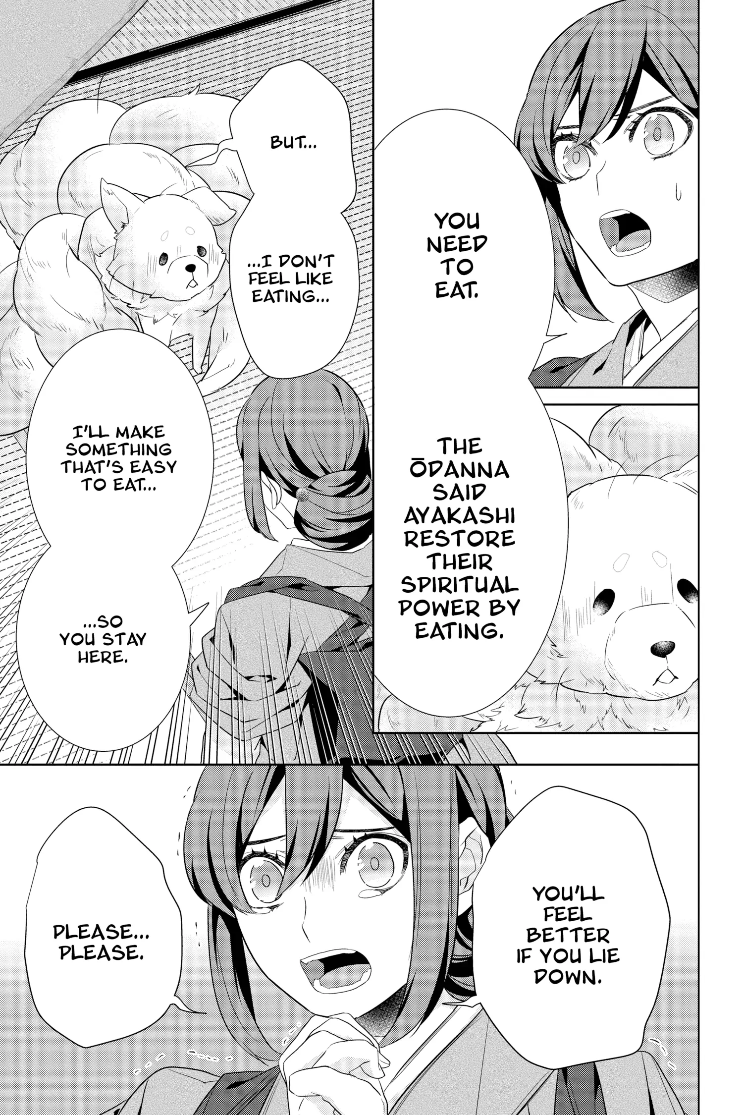 Kakuriyo no Yadomeshi: Ayakashi Oyado ni Yomeiri Shimasu. chapter 48 - page 25