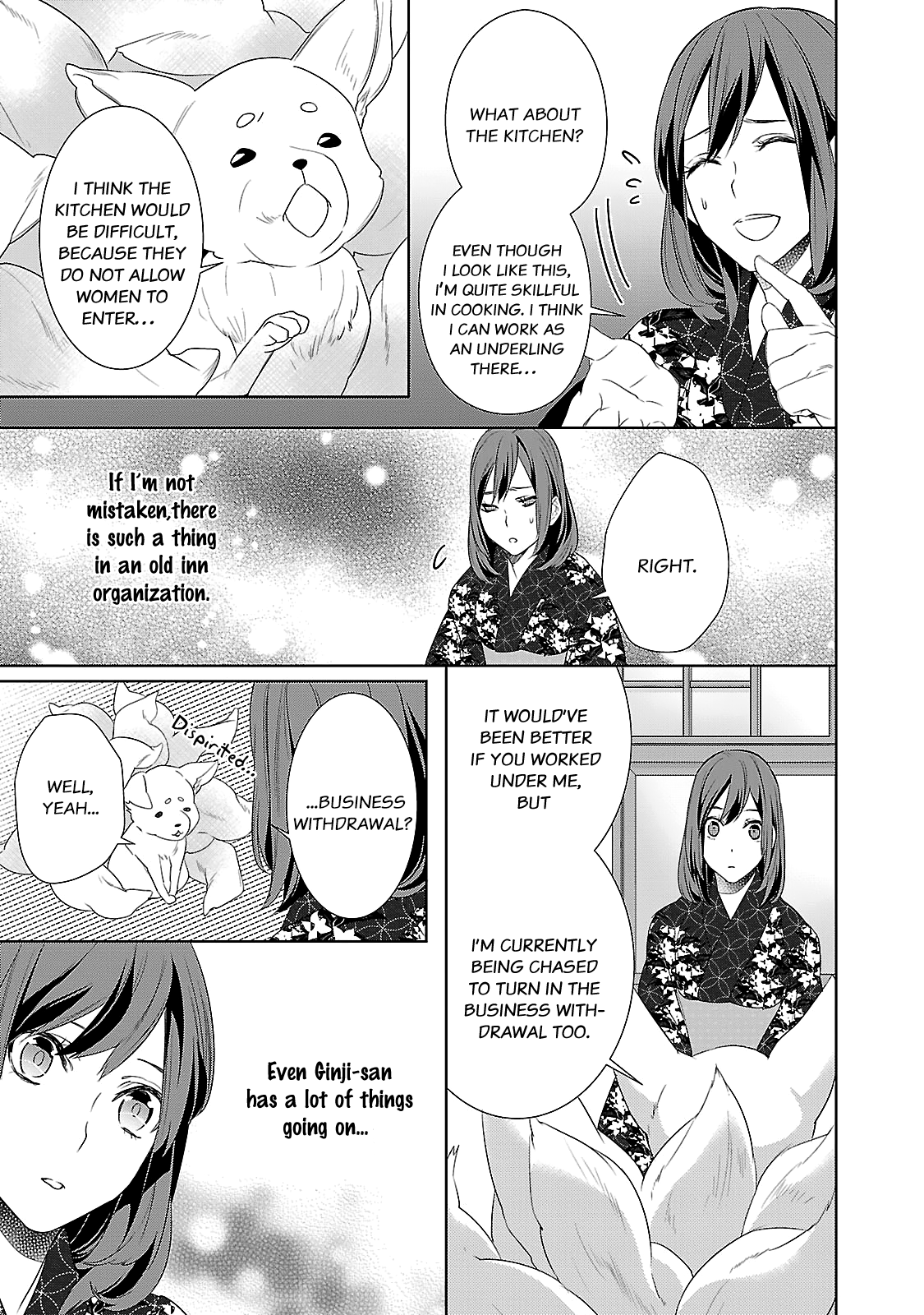 Kakuriyo no Yadomeshi: Ayakashi Oyado ni Yomeiri Shimasu. chapter 3 - page 27