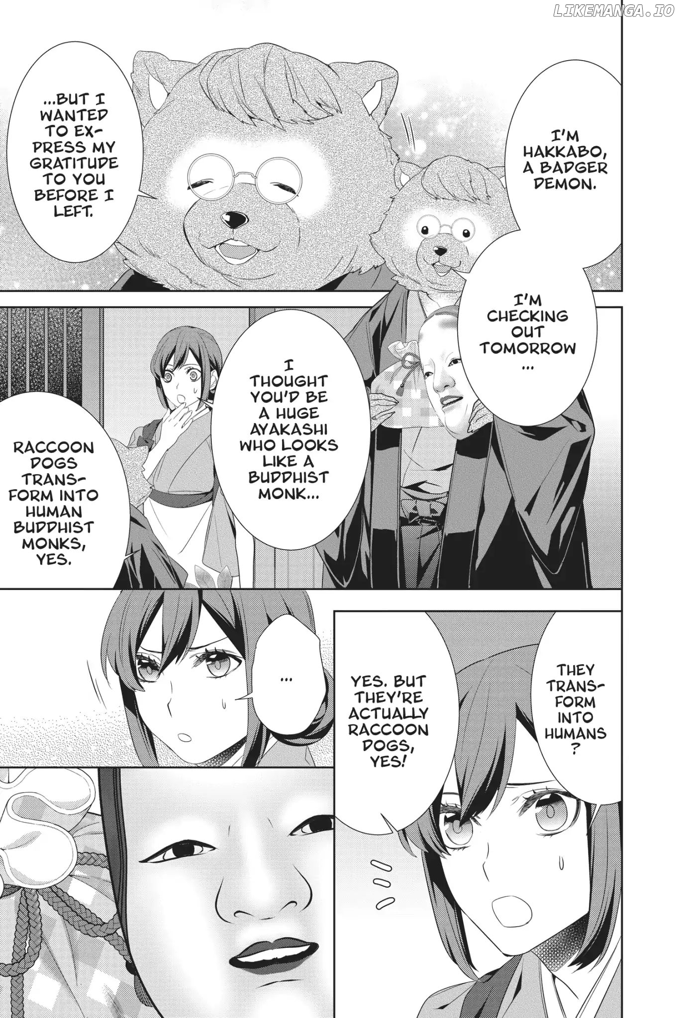 Kakuriyo no Yadomeshi: Ayakashi Oyado ni Yomeiri Shimasu. chapter 21 - page 5