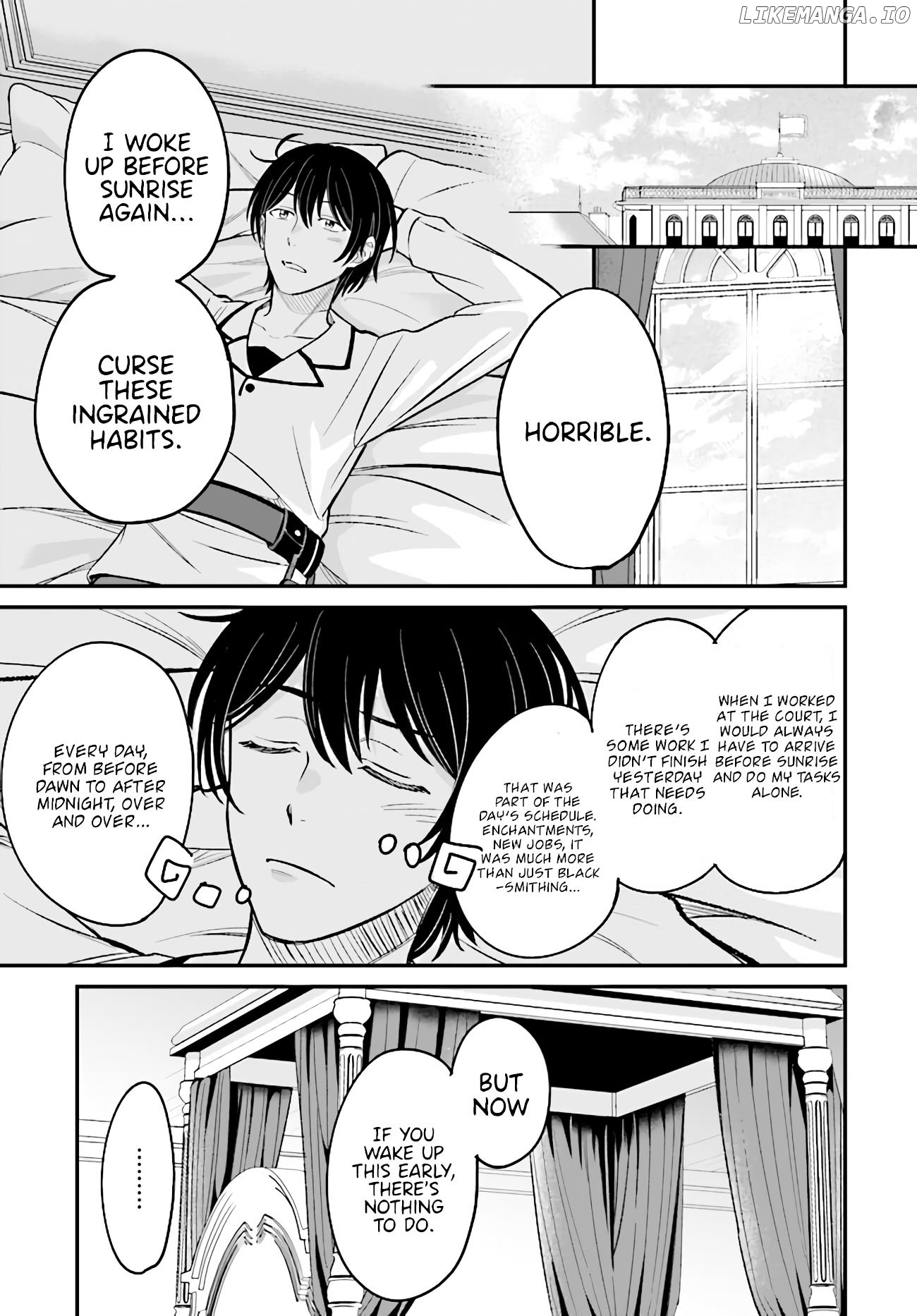 Kyuutei Kajishi No Shiawase Na Nichijou: Black Na Shokuba Wo Tsuihou Saretaga, Ringoku De Koushaku Reijou Ni Dekiaisarenagara White Na Seikatsu Okurimasu chapter 3.2 - page 2