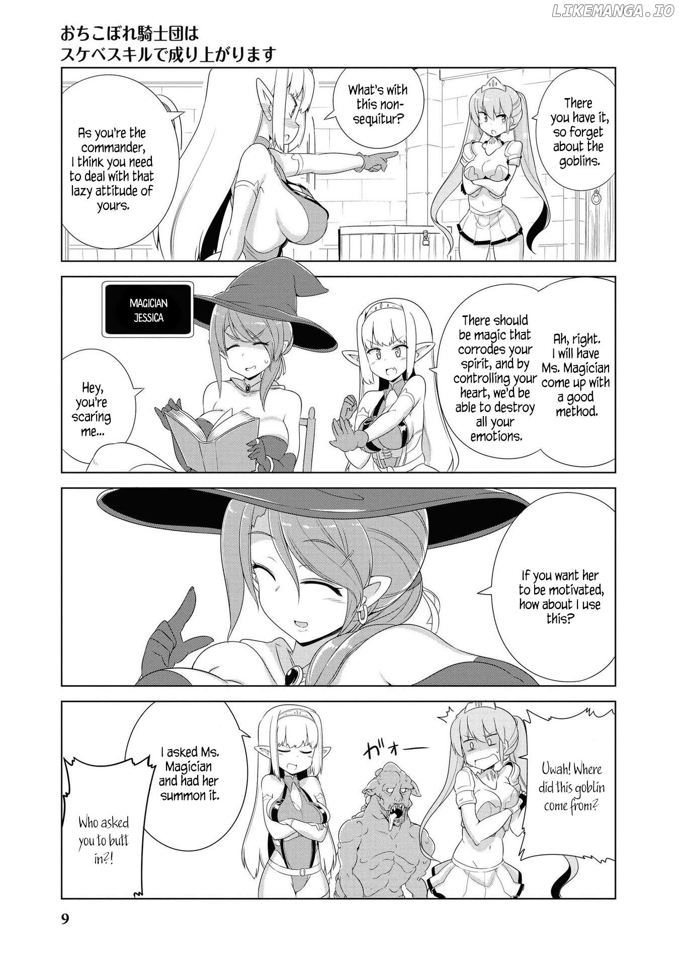 Ochikobore Kishi-dan wa Sukebesukiru de Nariagarimasu Chapter 1 - page 10