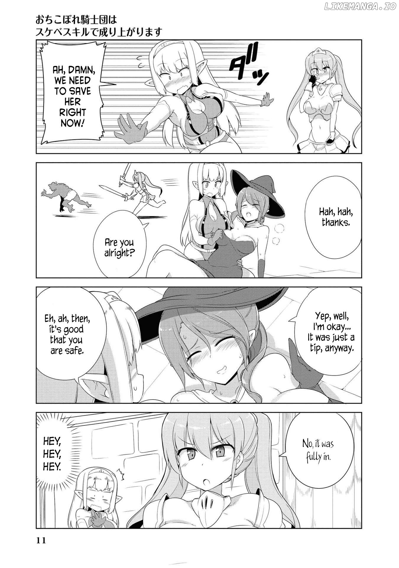 Ochikobore Kishi-dan wa Sukebesukiru de Nariagarimasu Chapter 1 - page 12