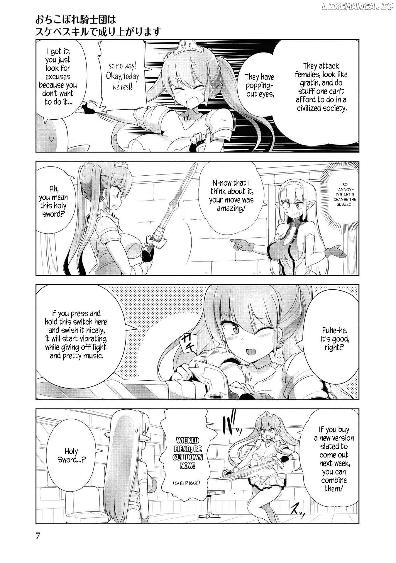 Ochikobore Kishi-dan wa Sukebesukiru de Nariagarimasu Chapter 1 - page 8