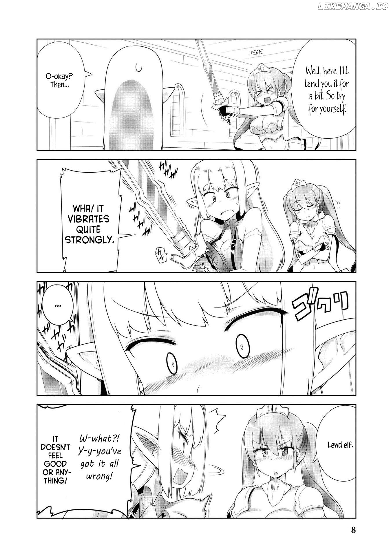 Ochikobore Kishi-dan wa Sukebesukiru de Nariagarimasu Chapter 1 - page 9