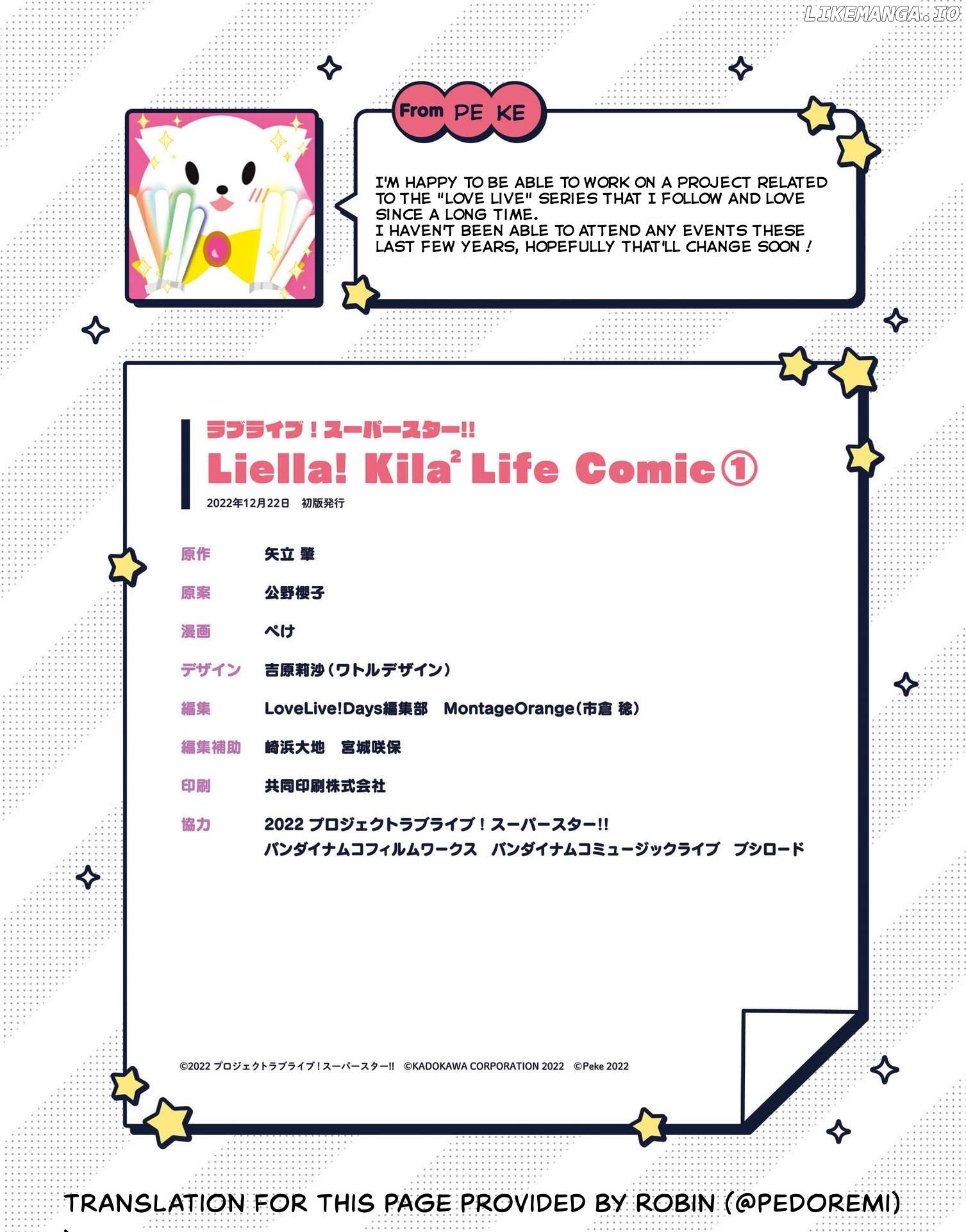 Love Live! Superstar!! Liella! Kila2 Life Comic Chapter 4 - page 10