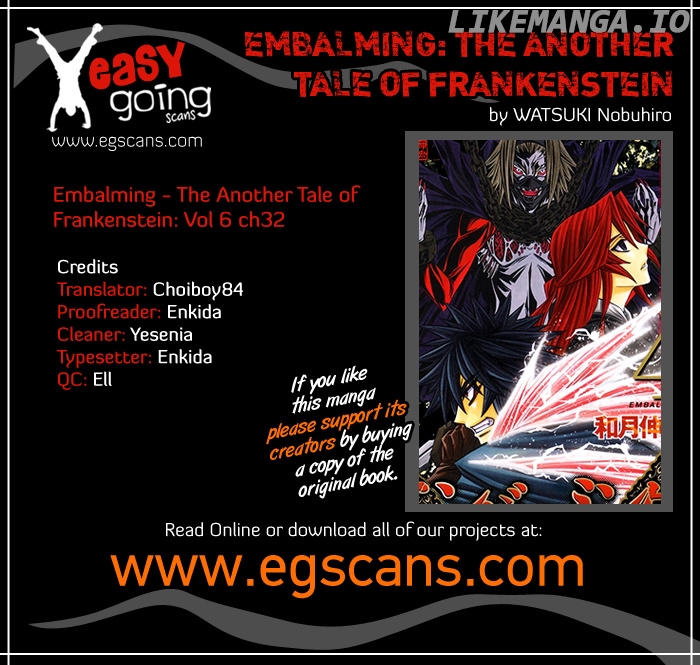 Embalming: The Another Tale of Frankenstein chapter 32 - page 1
