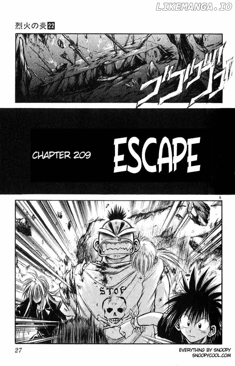 Flame of Recca chapter 209 - page 5