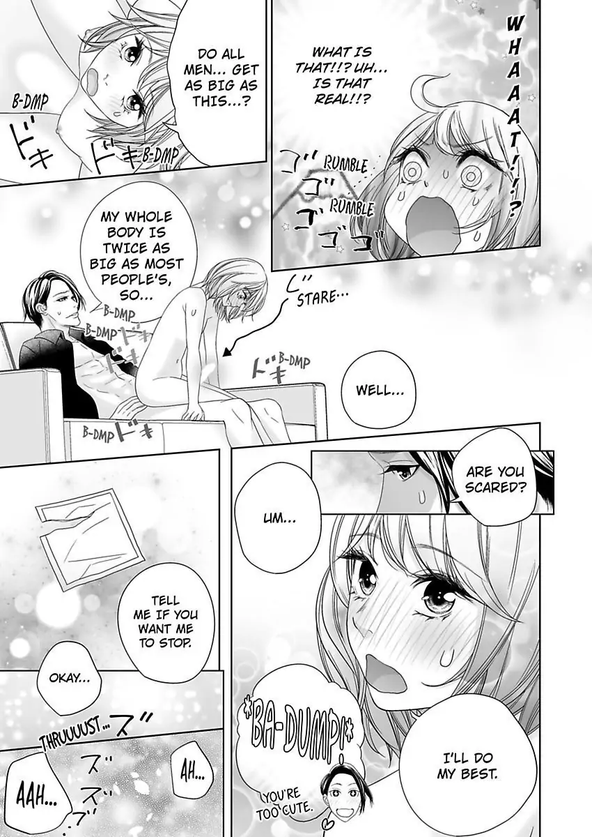 Shachotsu! Sono bikku Saizu wa hansokudesu~ Shincho-sa 40-senchi de Tsunagaru Karada Chapter 1 - page 27