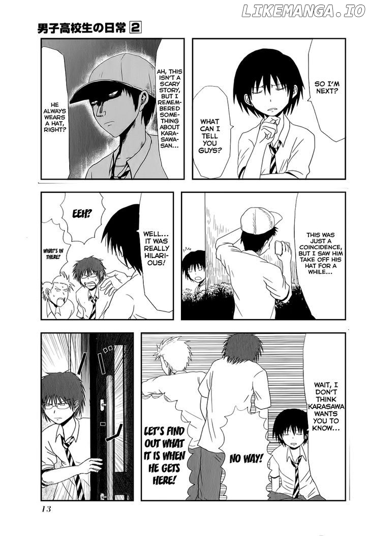 Danshi Koukousei no Nichijou chapter 17 - page 7