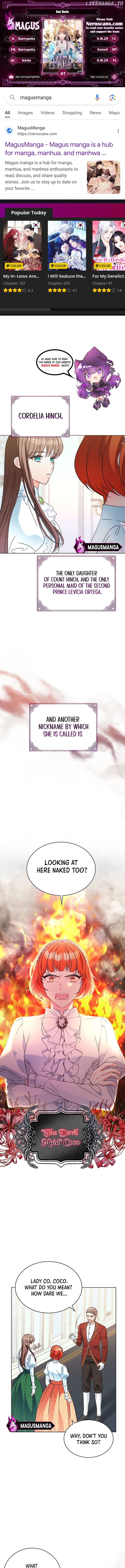 The Wicked Ladies in Waiting Chapter 7 - page 1