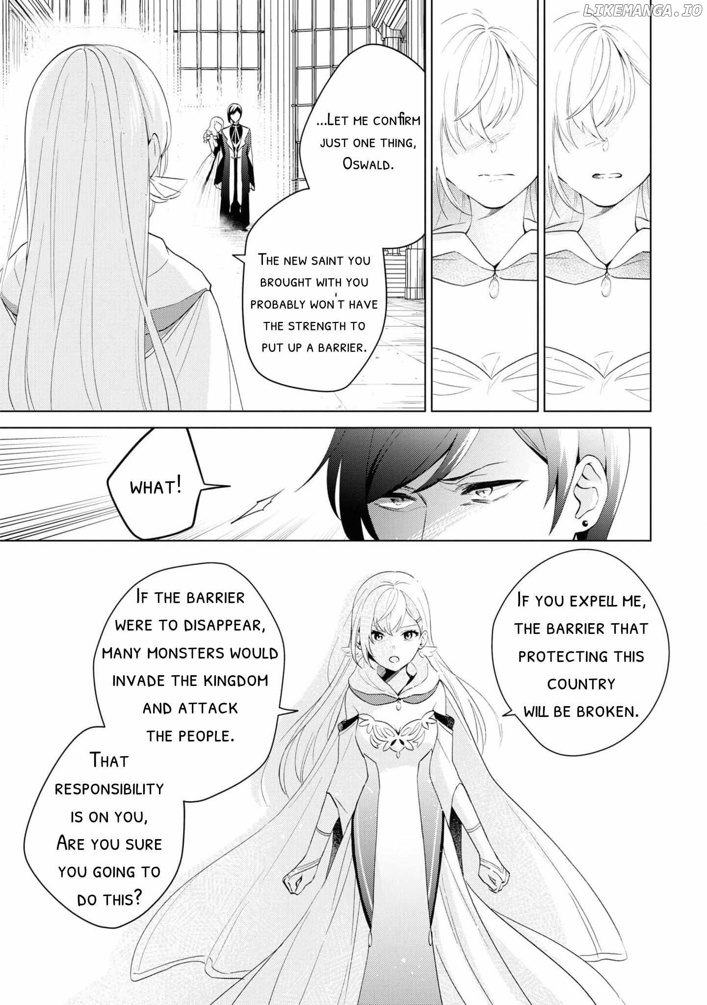 Seishin Seijo: Konyaku Hakisareta Tsuihou Seijo desu ga, Ookami Ouji no Noroi wo Toite Dekiaisaretemasu Chapter 1 - page 12