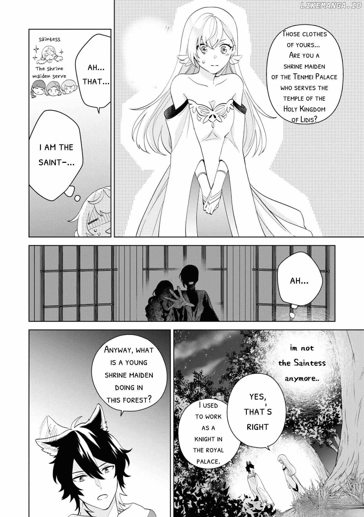 Seishin Seijo: Konyaku Hakisareta Tsuihou Seijo desu ga, Ookami Ouji no Noroi wo Toite Dekiaisaretemasu Chapter 1 - page 31