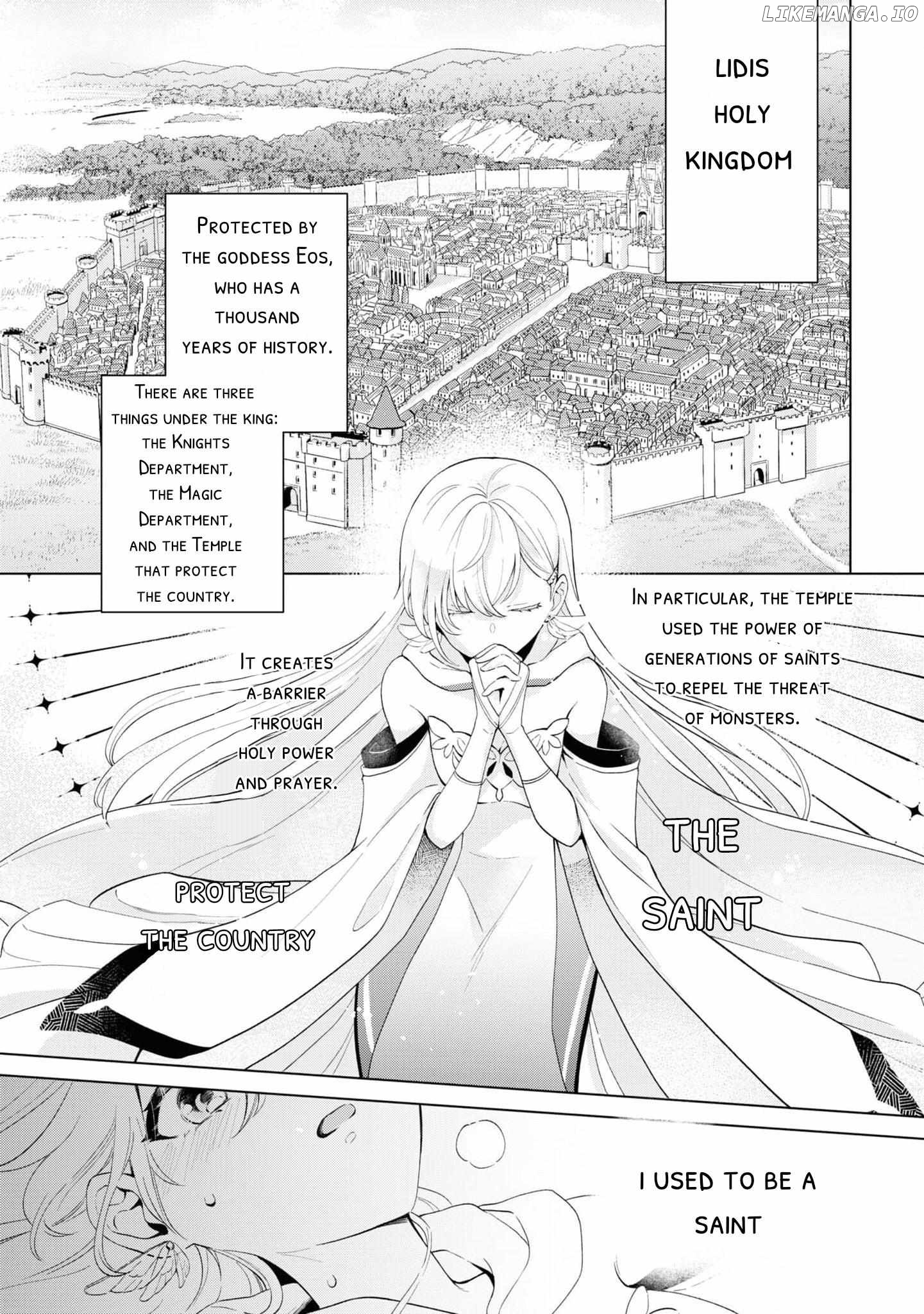 Seishin Seijo: Konyaku Hakisareta Tsuihou Seijo desu ga, Ookami Ouji no Noroi wo Toite Dekiaisaretemasu Chapter 1 - page 4