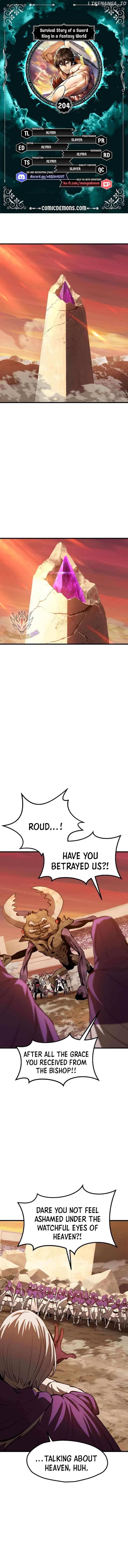 Survival Story of a Sword King in a Fantasy World Chapter 204 - page 1