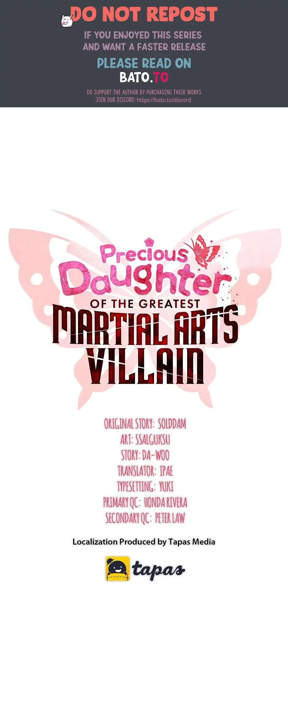 Precious Daughter of the Greatest Martial Arts Villain Chapter 15 - page 1
