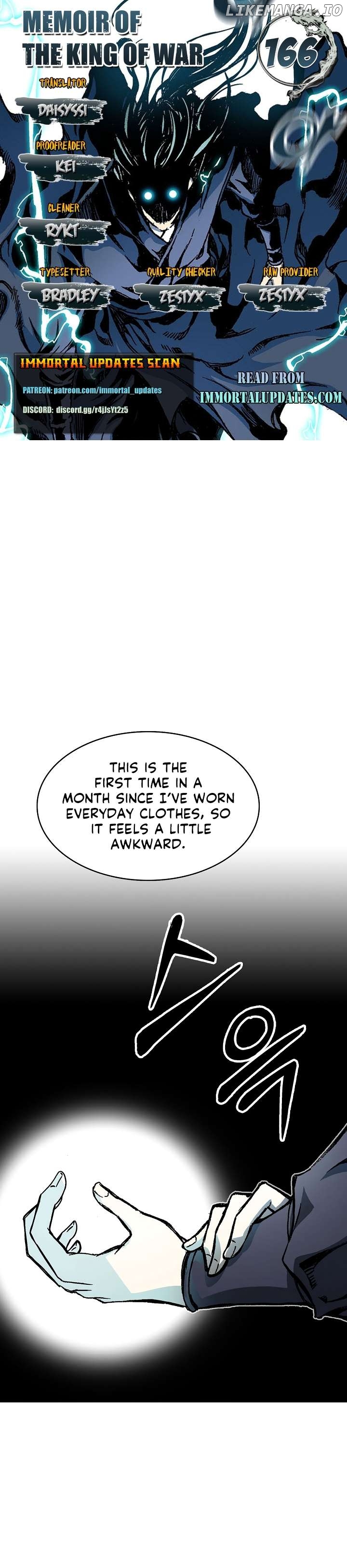 Memoir Of The King Of War Chapter 166 - page 1