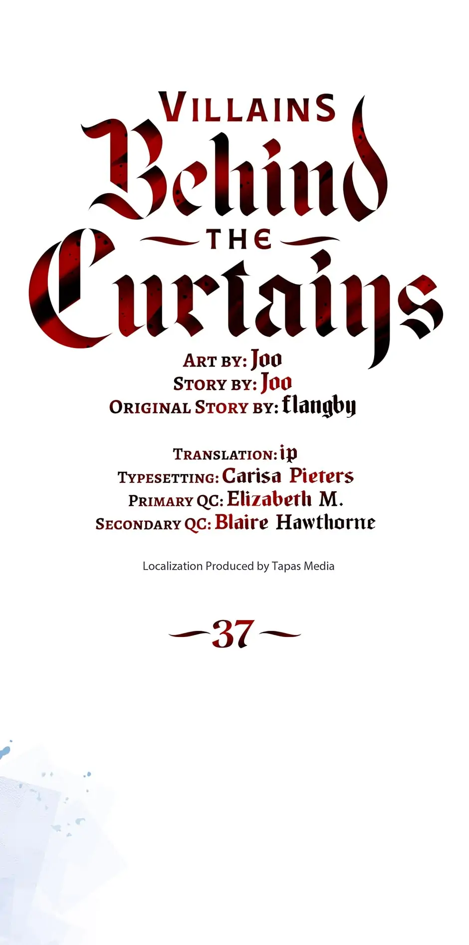 Villains Behind the Curtains Chapter 37 - page 1