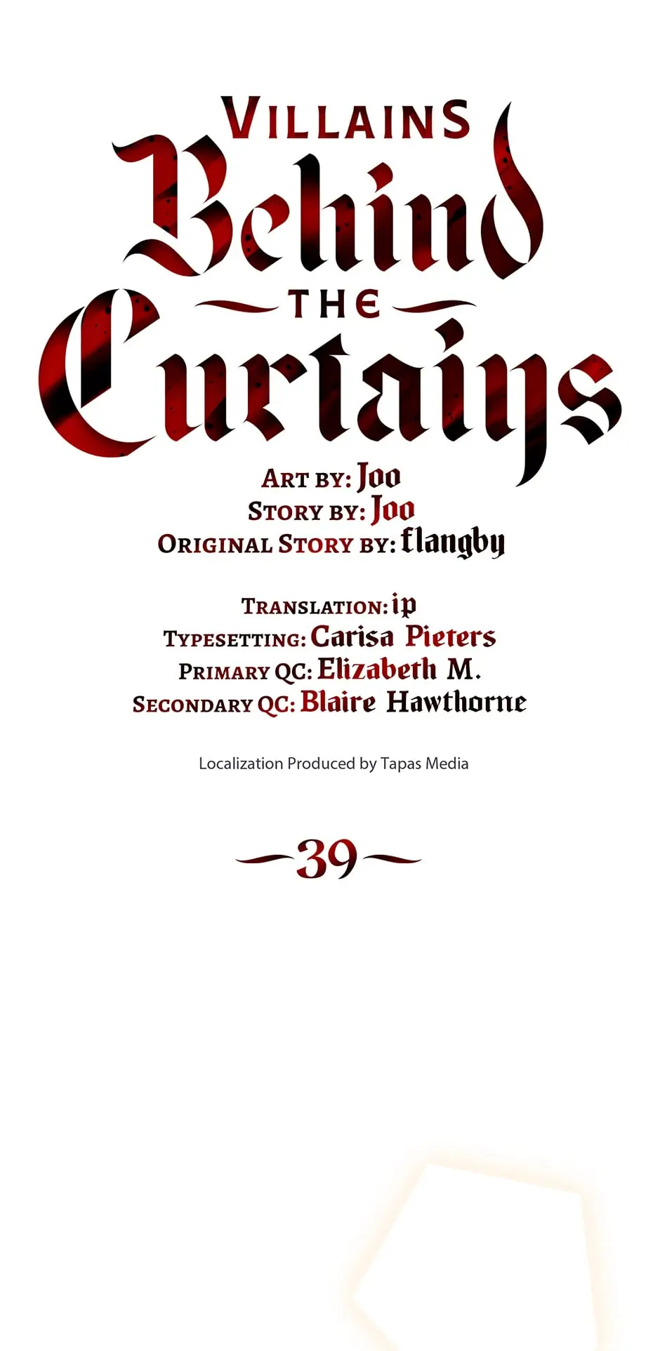 Villains Behind the Curtains Chapter 39 - page 1