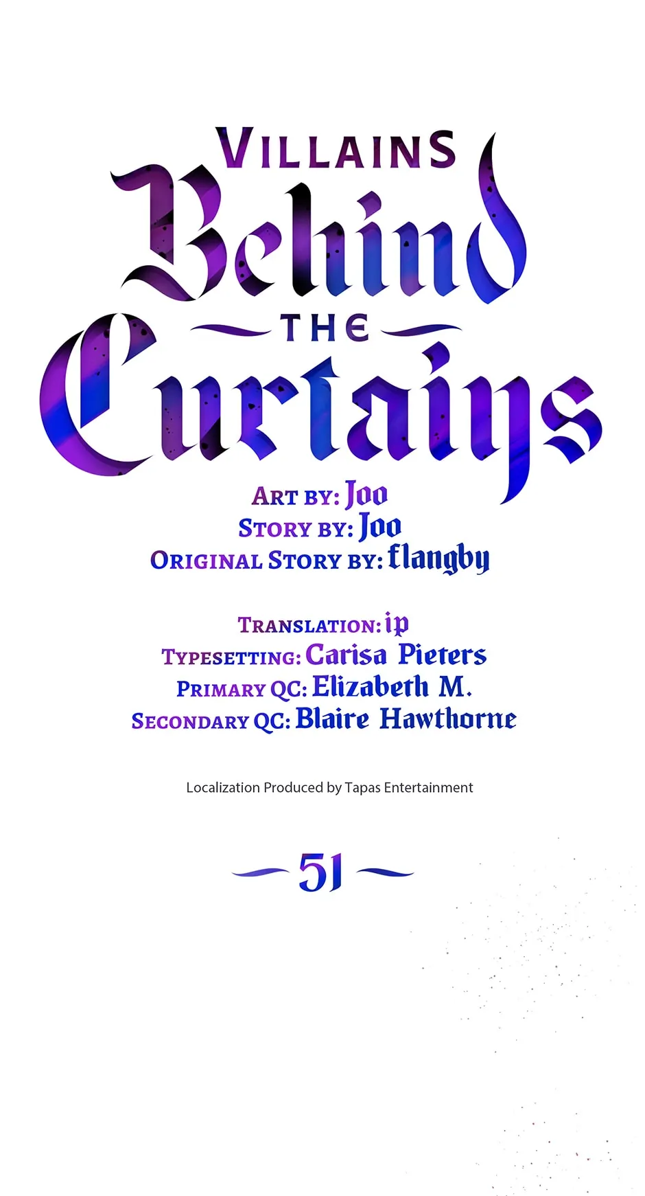 Villains Behind the Curtains Chapter 51 - page 1