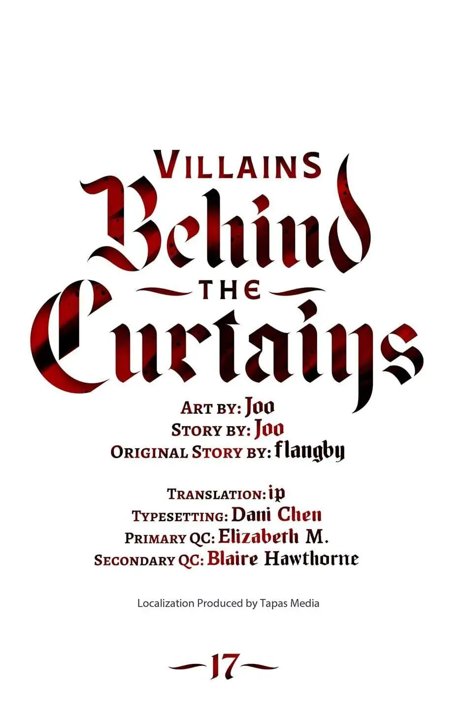 Villains Behind the Curtains Chapter 17 - page 1