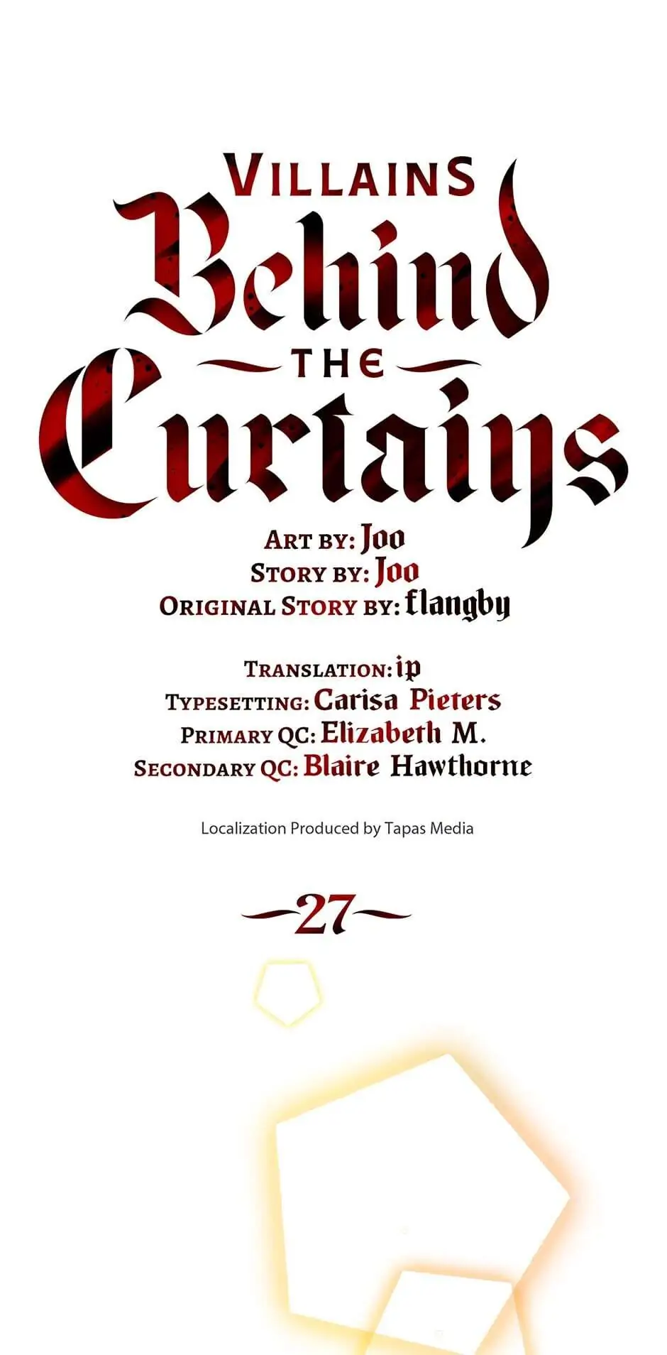 Villains Behind the Curtains Chapter 27 - page 1