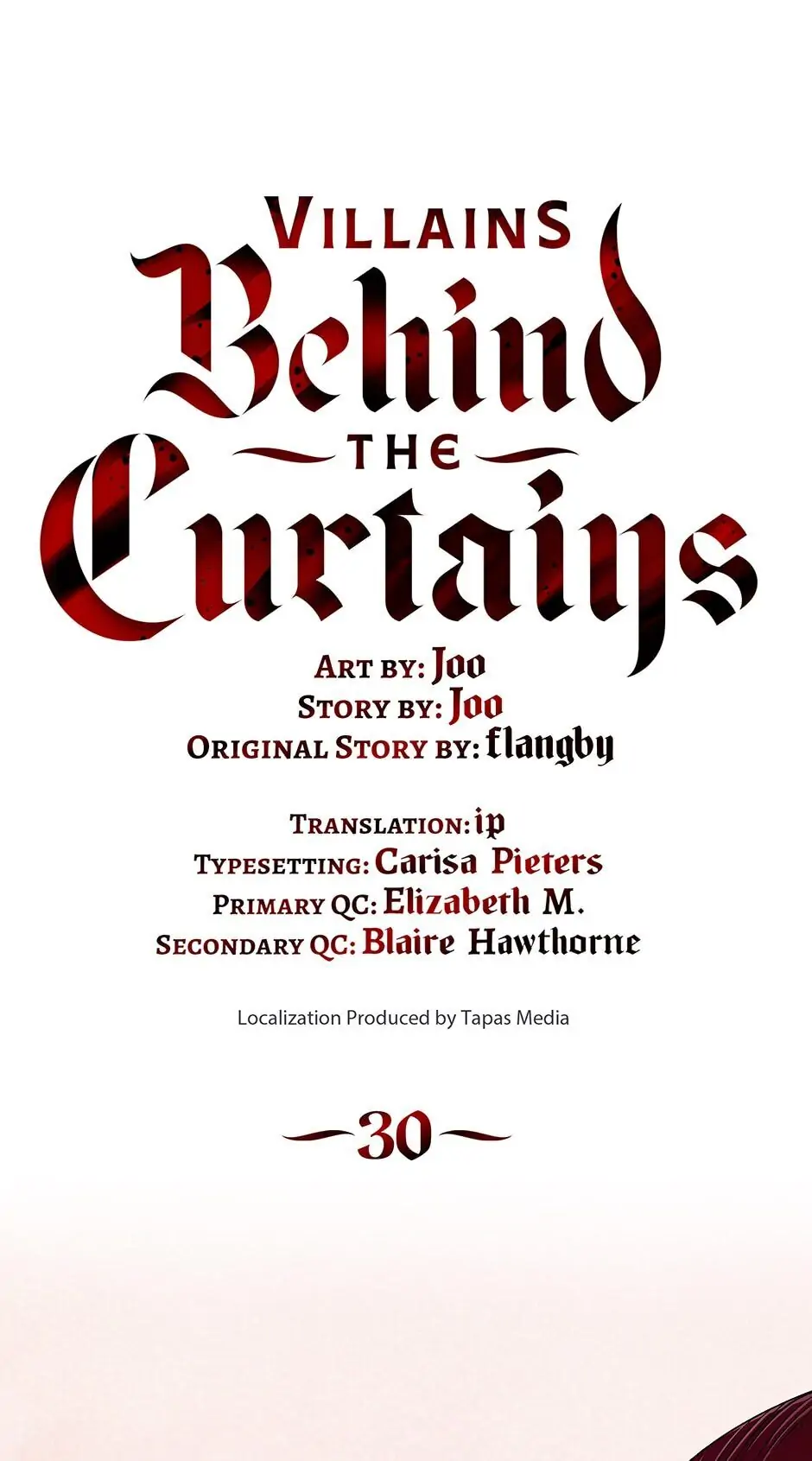 Villains Behind the Curtains Chapter 30 - page 1