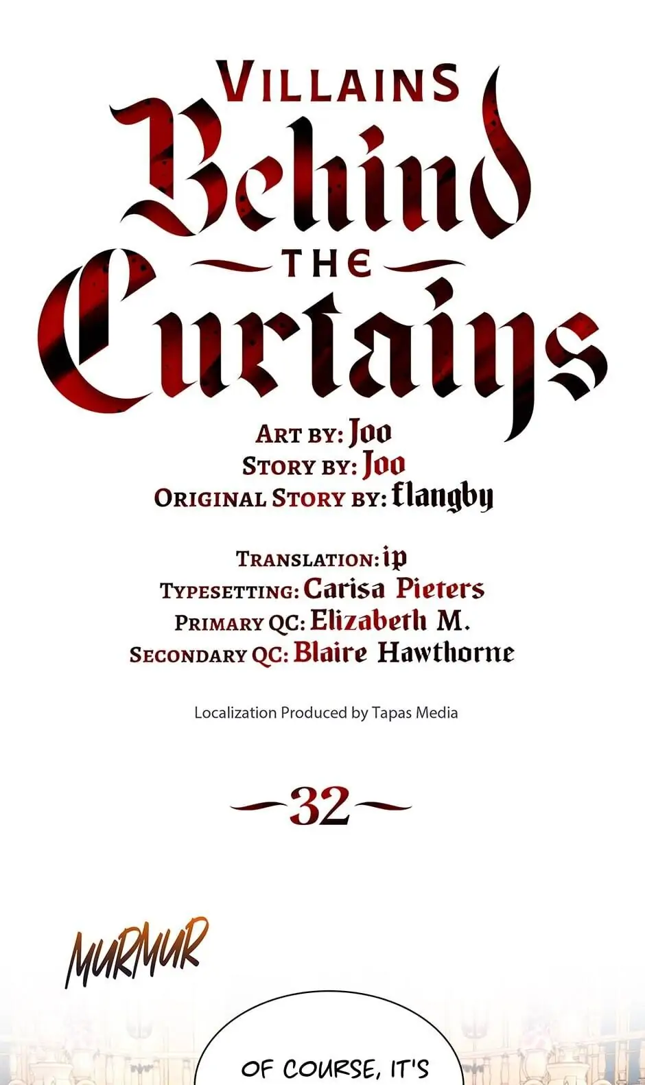 Villains Behind the Curtains Chapter 32 - page 1