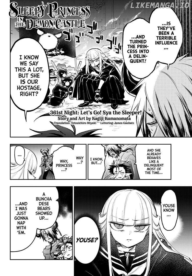 Maou-jou de Oyasumi Chapter 361 - page 2