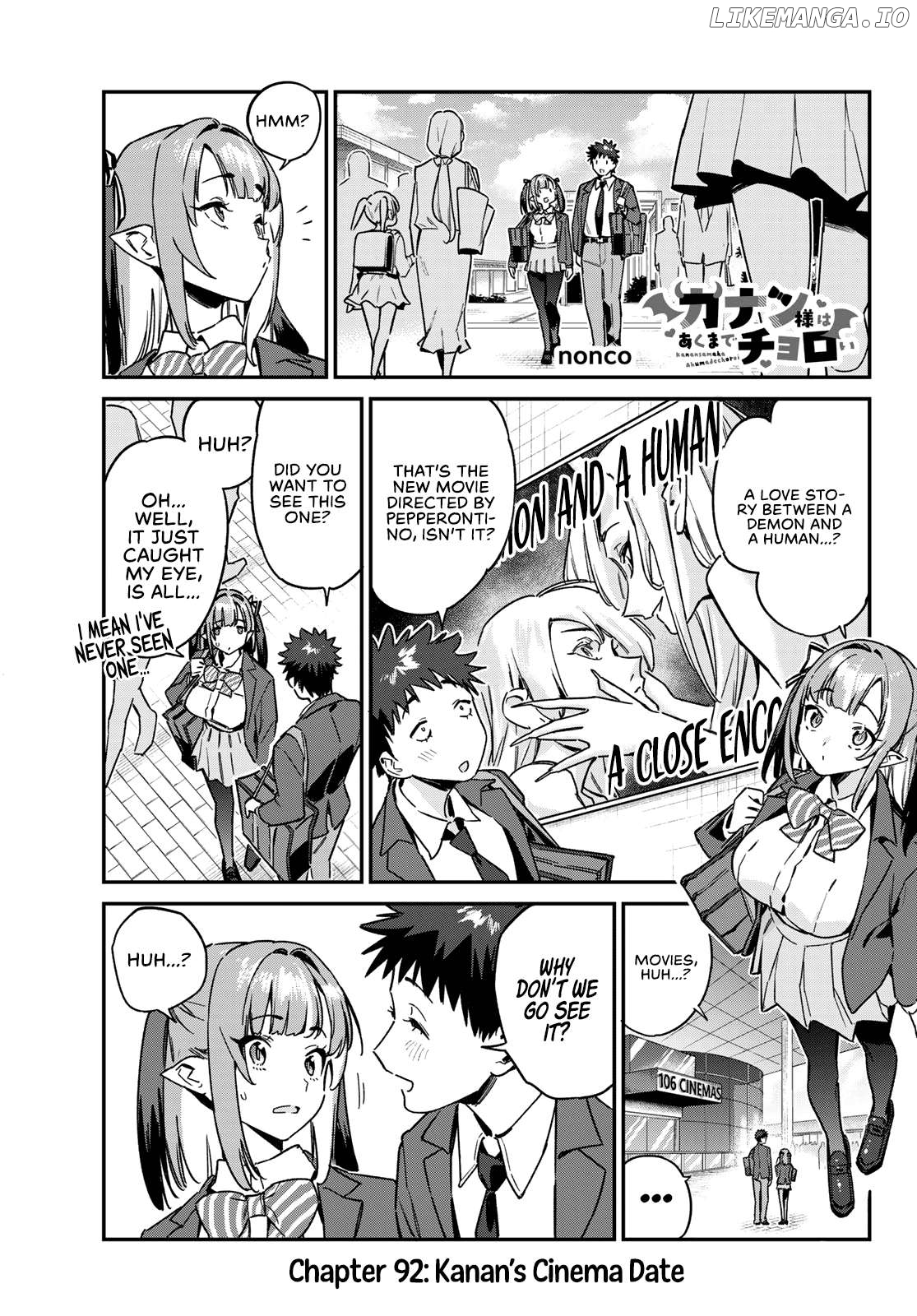 Kanan-Sama Is Easy As Hell! Chapter 92 - page 2