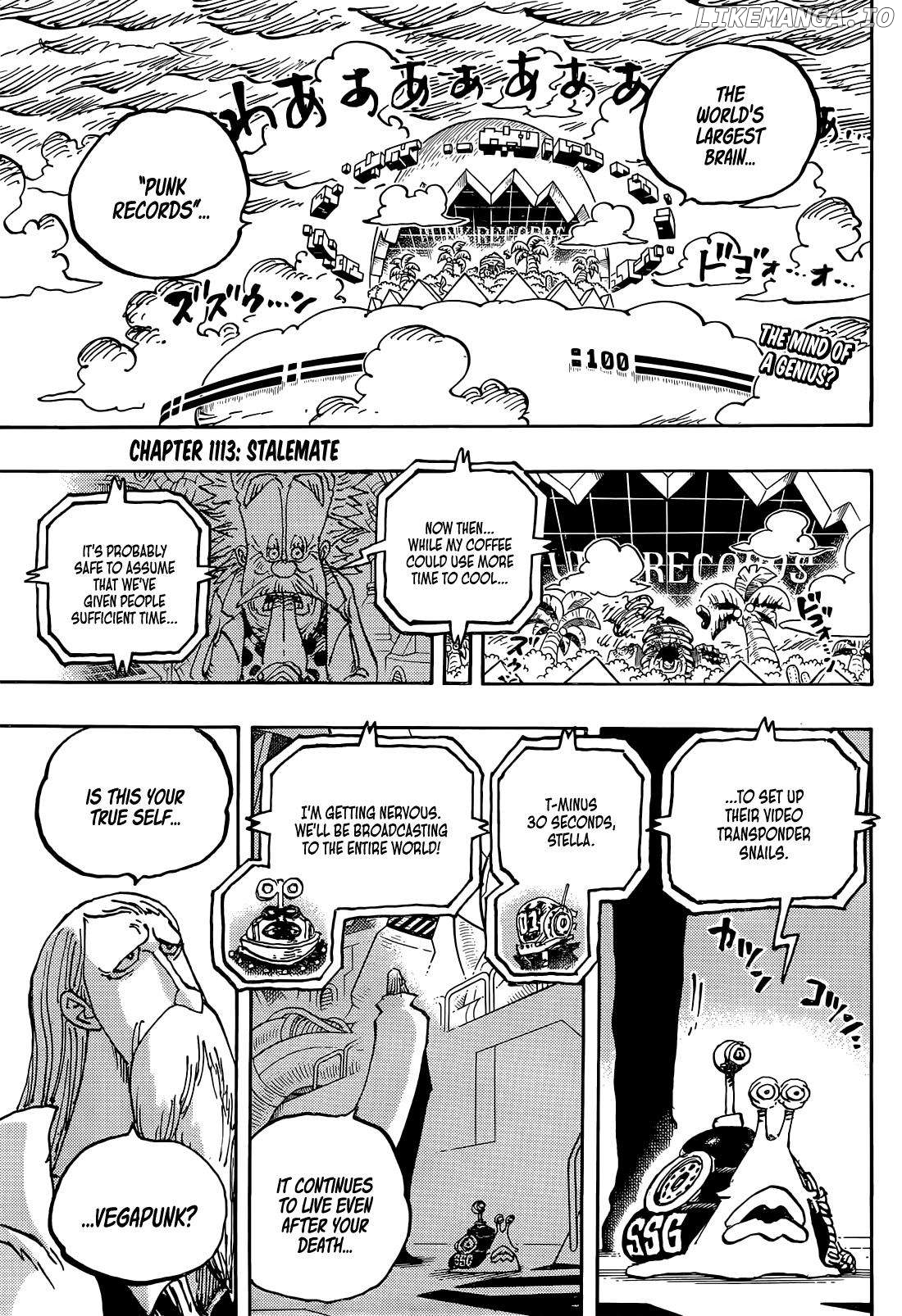 One Piece Chapter 1113 - page 3