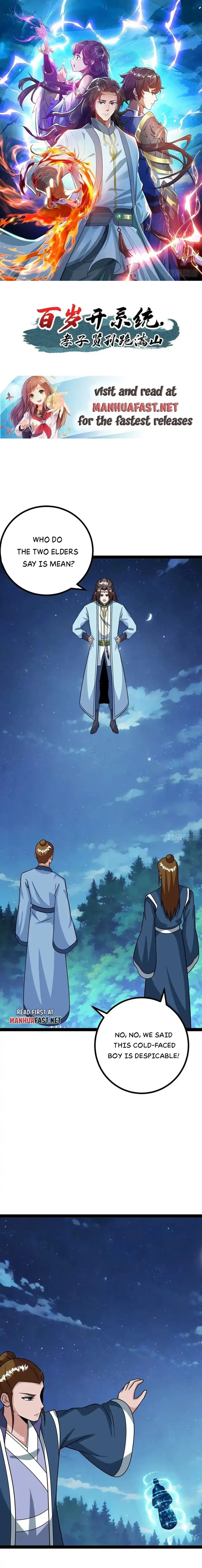 When The System Opens After The Age Of 100 , All Grandchildren Kneel Upon The Mountains! Chapter 70 - page 1