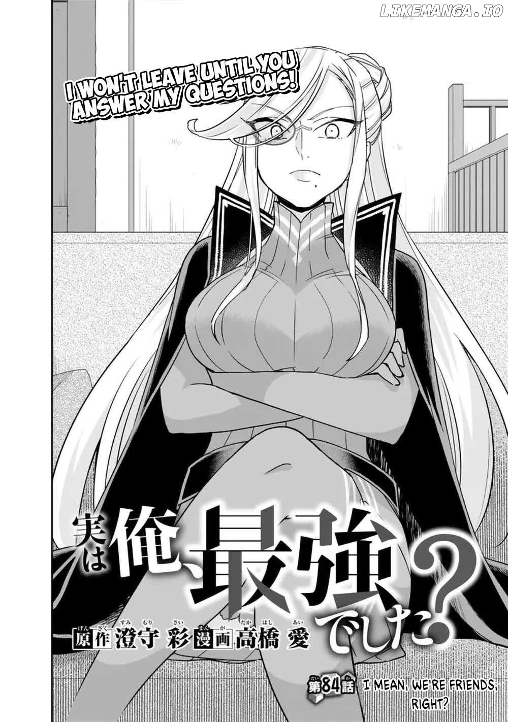 Jitsu Wa Ore, Saikyou Deshita Chapter 84 - page 2