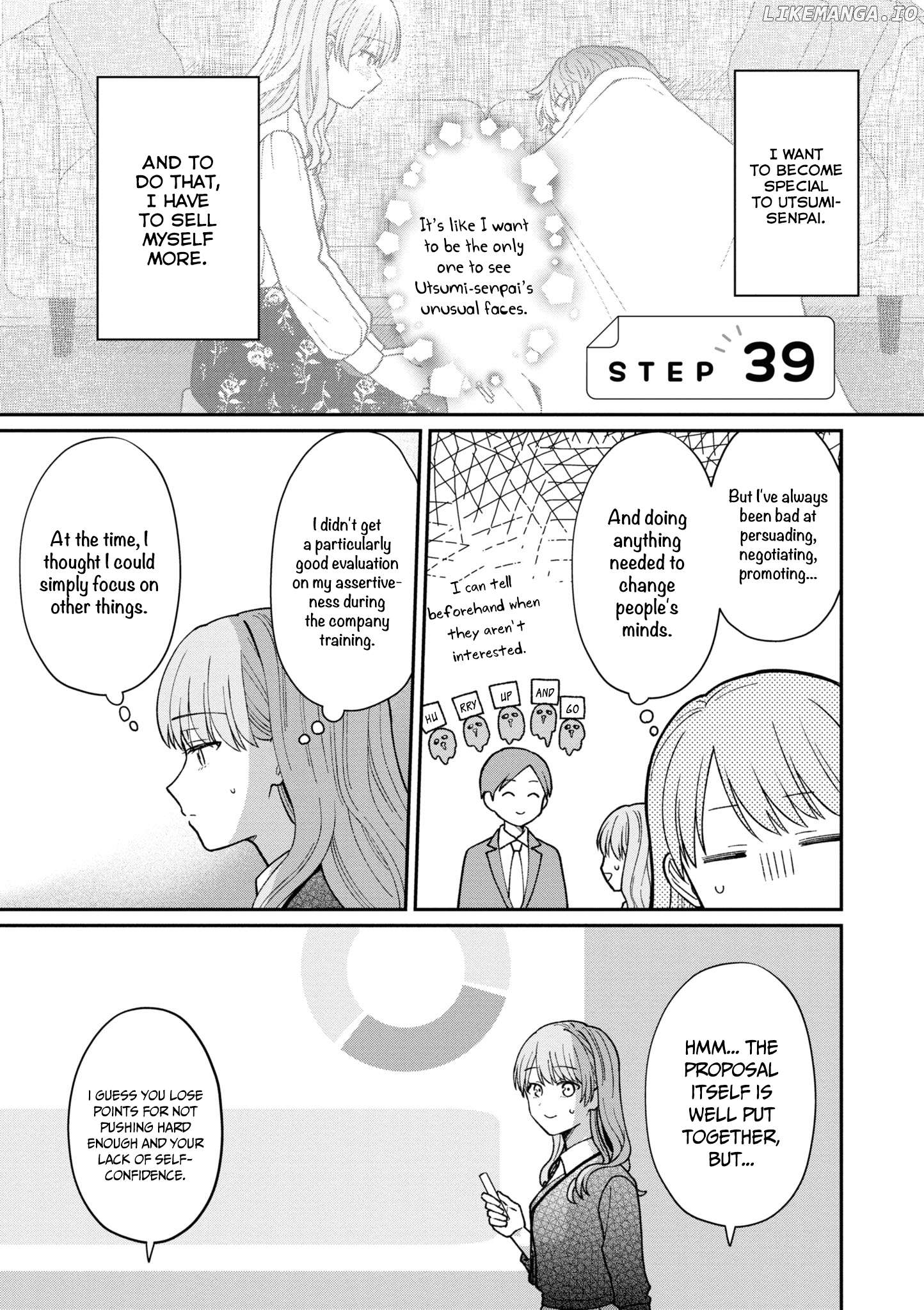 The New-Hire Who Could "Read" Emotions and the Unsociable Senpai Chapter 39 - page 2