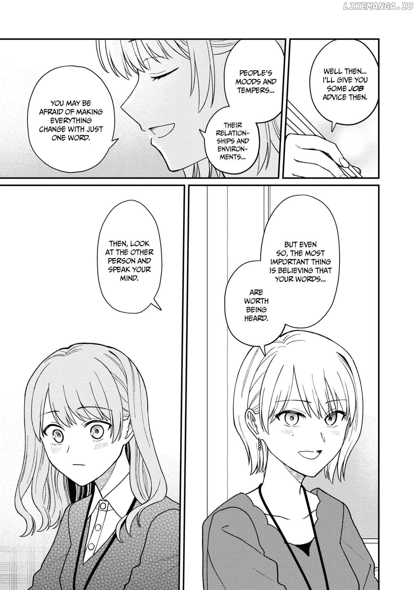 The New-Hire Who Could "Read" Emotions and the Unsociable Senpai Chapter 39 - page 6