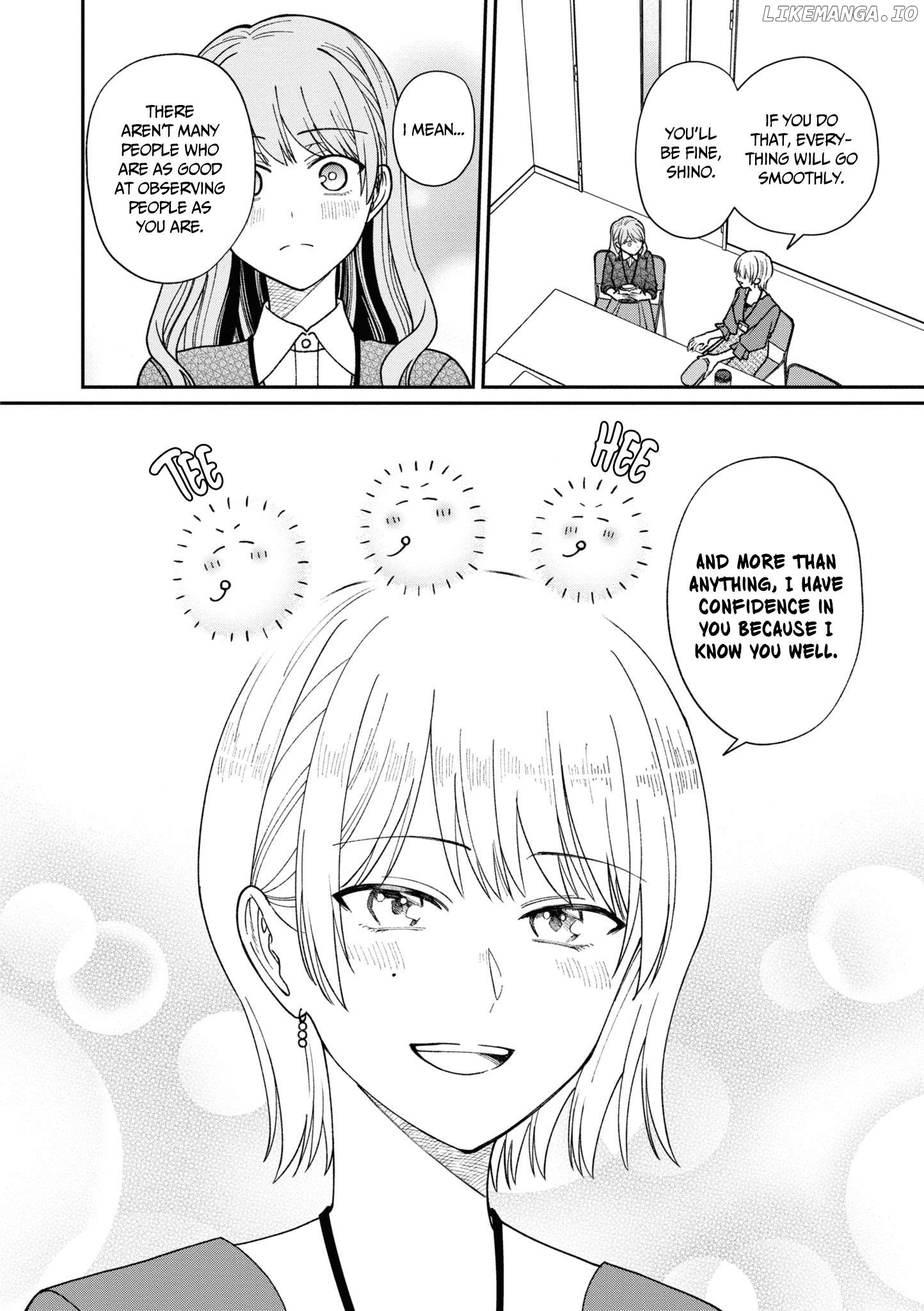 The New-Hire Who Could "Read" Emotions and the Unsociable Senpai Chapter 39 - page 7