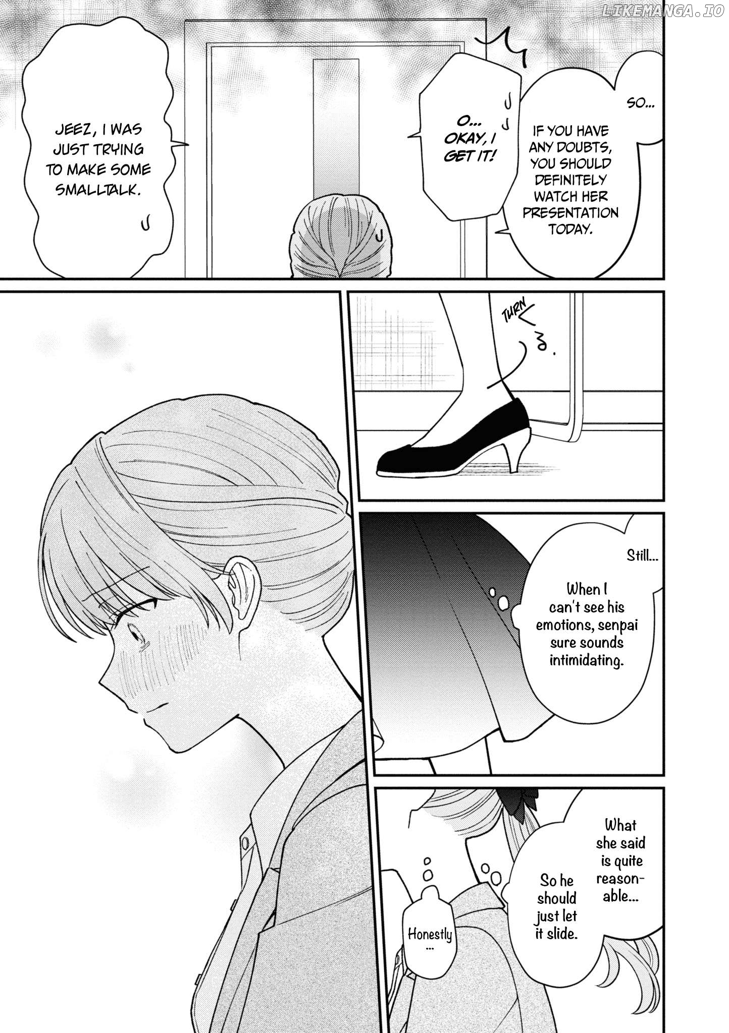 The New-Hire Who Could "Read" Emotions and the Unsociable Senpai Chapter 40 - page 8